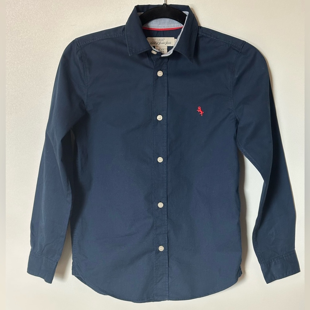 NWT L.O.G.G. Boys Navy Button Down Shirt